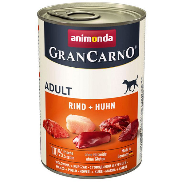 Animonda GranCarno® Adult hovězí a kuře konzerva 6x400 g