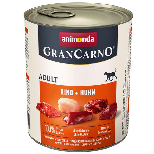 Animonda GranCarno® Adult konzerva pro psy hovězí a kuře 6x800 g