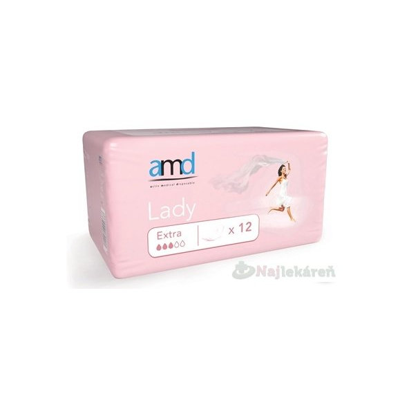 AMD Lady Extra inkontinenční vložky pro ženy 12 ks