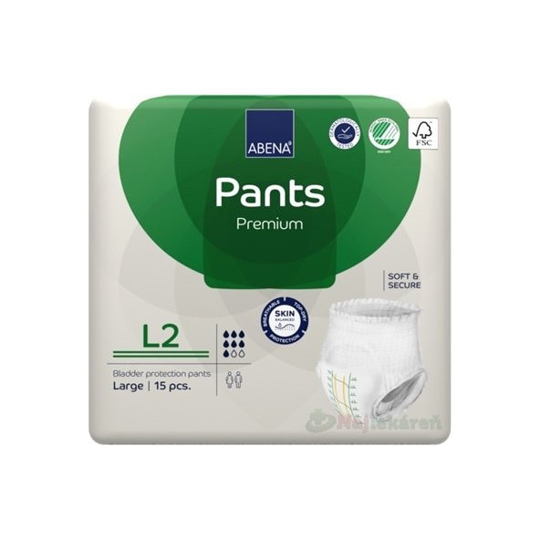 Abena Pants Premium L2 navlékací kalhotky L 15 ks