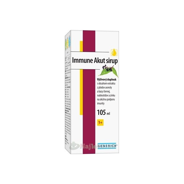 Generica Immune Akut sirup vitamin C 105 ml
