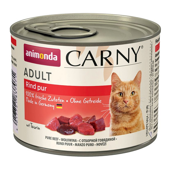 Animonda Carny® Adult konzerva pro kočky hovězí 6x200 g