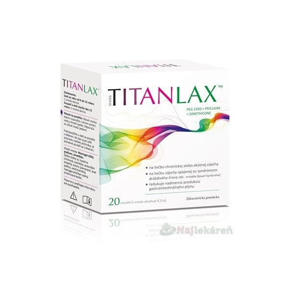 TITANLAX prášek na zácpu 20 × 9,15 g