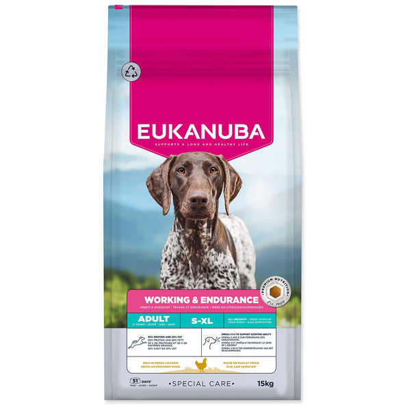 EUKANUBA Special Care Adult Working & Endurance krmivo pro psy 15 kg