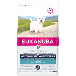 Eukanuba krmivo pro psy West Highland White Terrier 2,5 kg