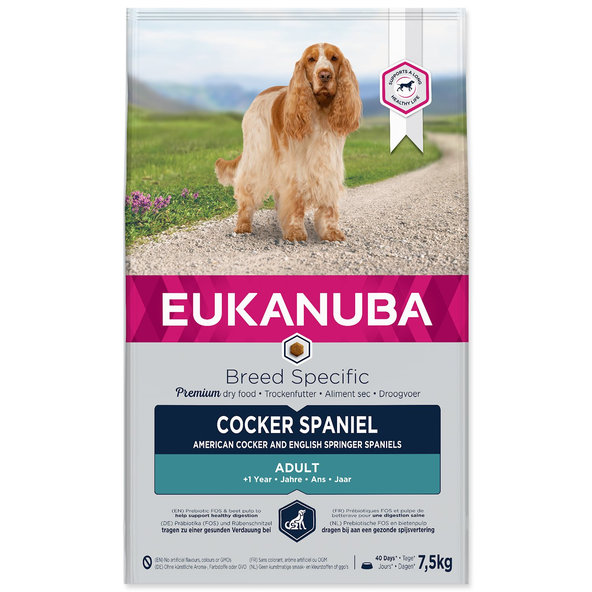 Eukanuba krmivo pro psy Cocker Spaniel 7,5 kg