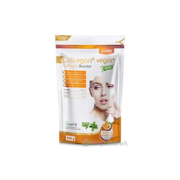 JutaVit Coll-Egan Vegan Kolagen Booster pomeranč maracuja 216 g
