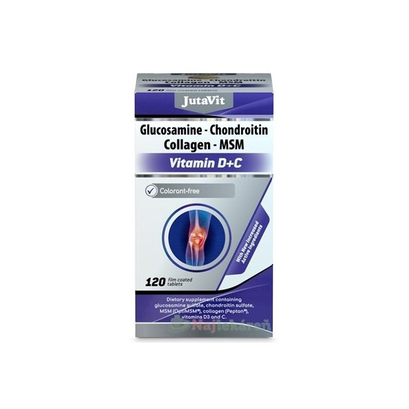 JutaVit Glukosamin Chondroitin kolagen MSM 120 tablet