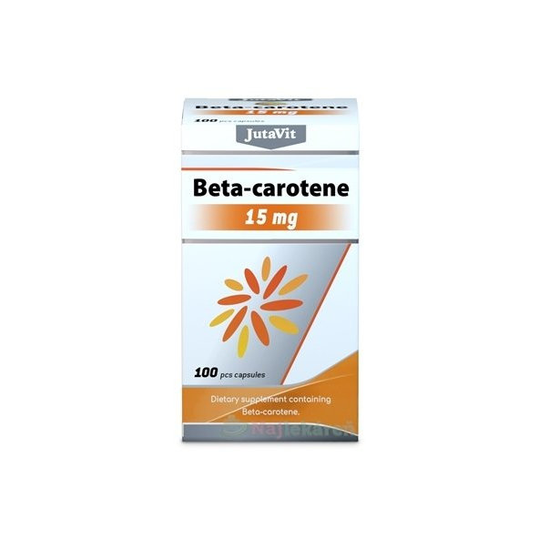 JutaVit Betakaroten 15 mg 100 kapslí