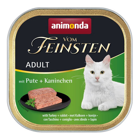 Animonda Vom Feinsten Classic vanička pro kočky krůta králík 16x100 g