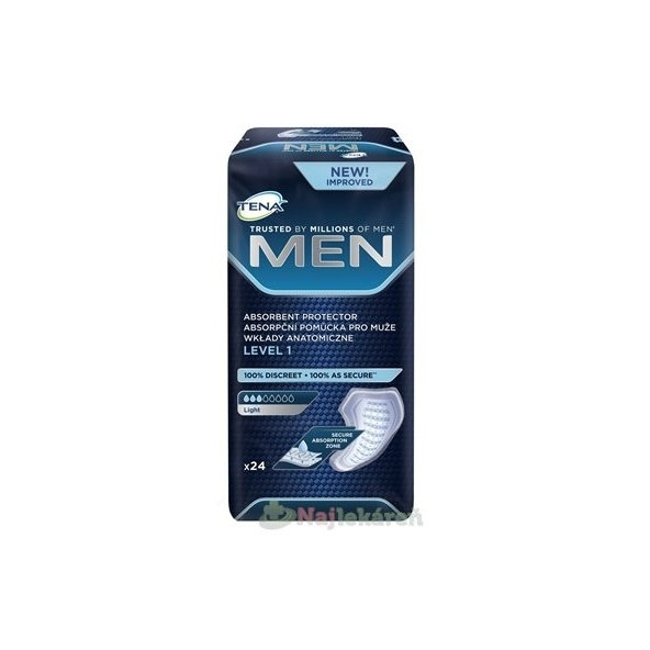 TENA Men Level 1 inkontinenční vložky pro muže 24 ks