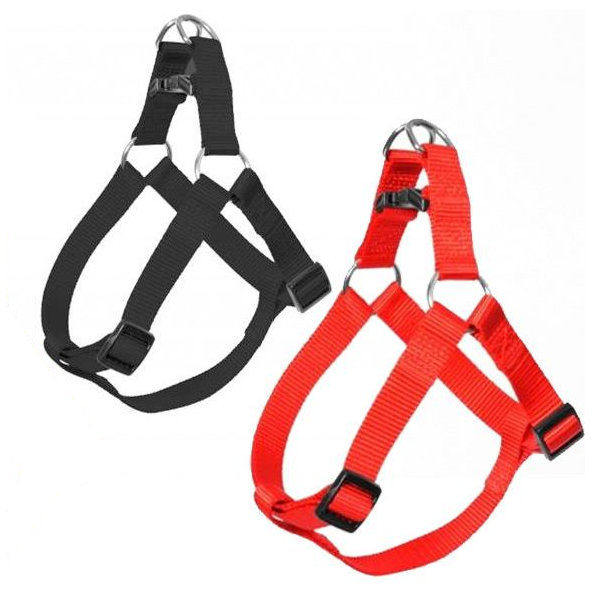 Duvo+ Postroj nylonový červený 50–65 cm 20 mm