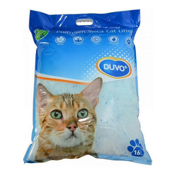 Duvo+ Podestýlka silikátová Premium pro kočky 16 l