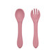 PETITE&MARS silikonový příbor TAKE&MATCH Dusty Rose 6 m+