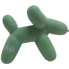 Duvo+ Hračka balón latexový husky pískací zelený 14 × 5,5 cm