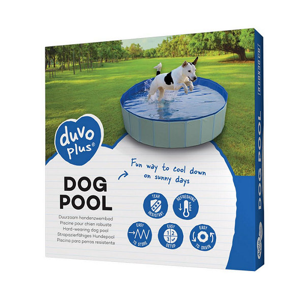 Duvo+ Bazén pro psy modrý 80 × 30 cm
