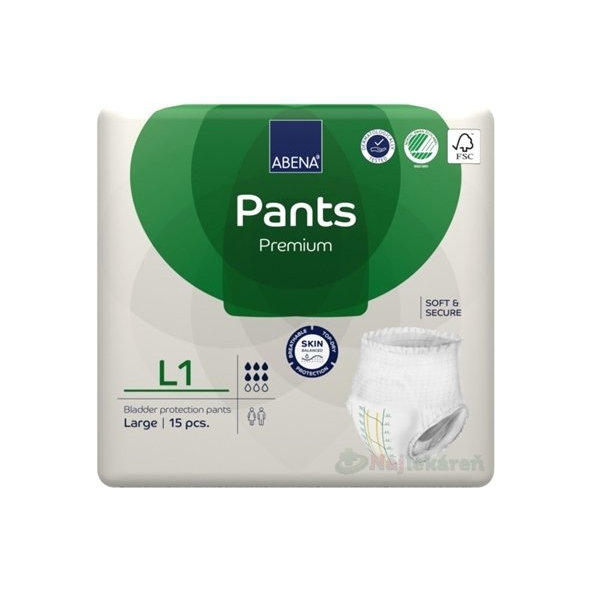 Abena Pants Premium L1 navlékací kalhotky L 15 ks