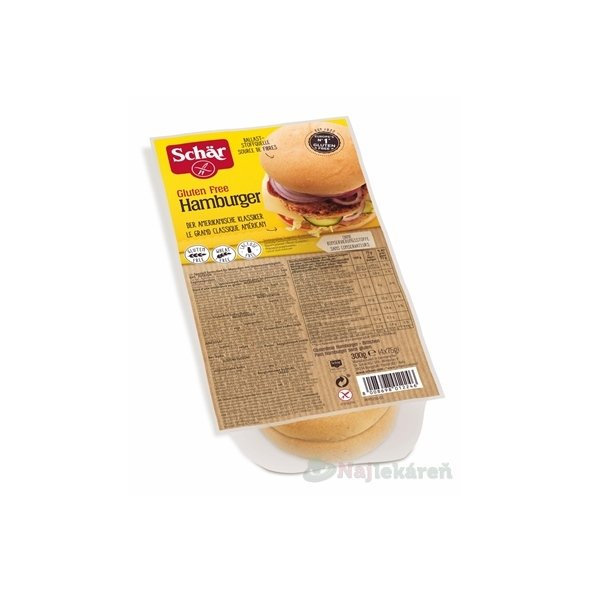 Schär Hamburger žemle bezlepkové 300 g