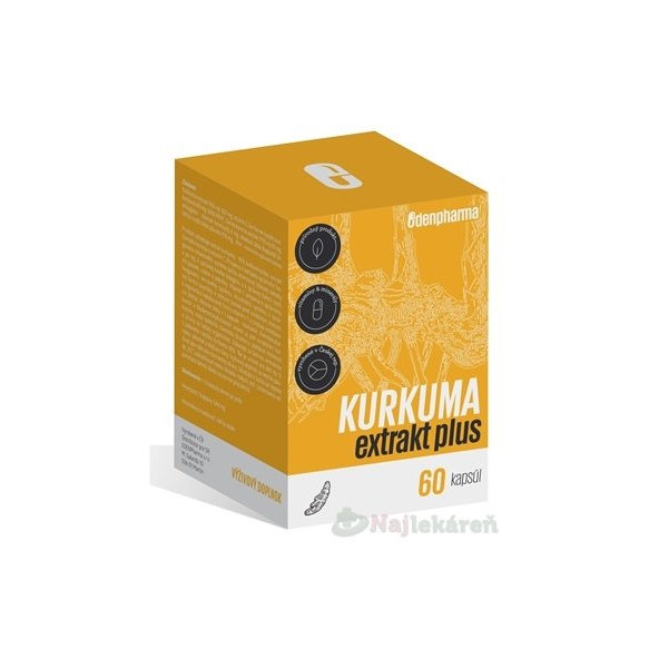 EDENPharma Kurkuma extrakt Plus 60 kapslí
