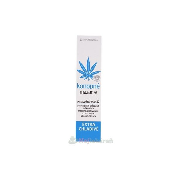 MedicProgress Konopné mazání extra chladivé 100 ml