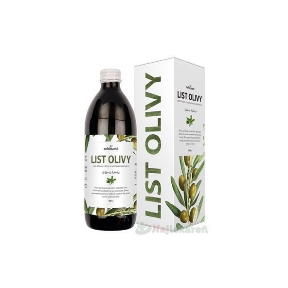 Nefdesanté list olivy šťava 500 ml