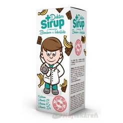 Doktor Sirup kalciový sirup banán v čokoládě 100 ml