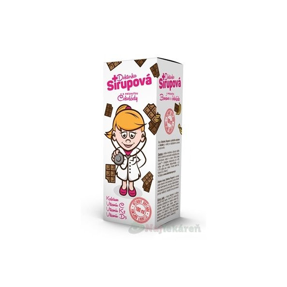 Doktorka Sirupová kalciový sirup čokoláda 100 ml