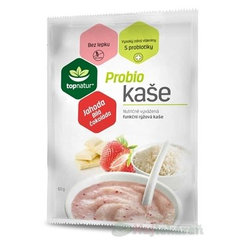 Topnatur Probio kaše jahoda bílá čokoláda 60 g