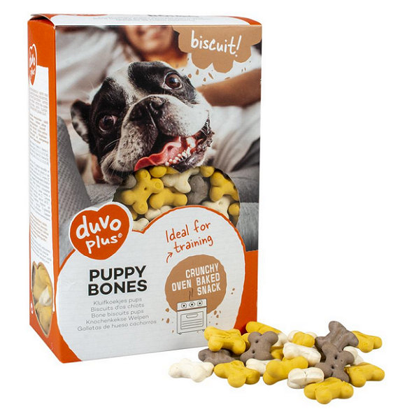 Duvo+ Pamlsek sušenkové kostičky pro štěňata 500 g