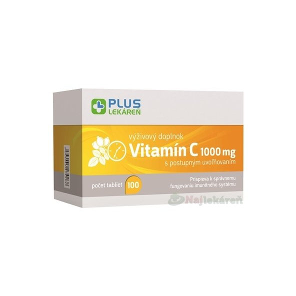 Plus Lekáreň Vitamín C 1000 mg 100 tablet