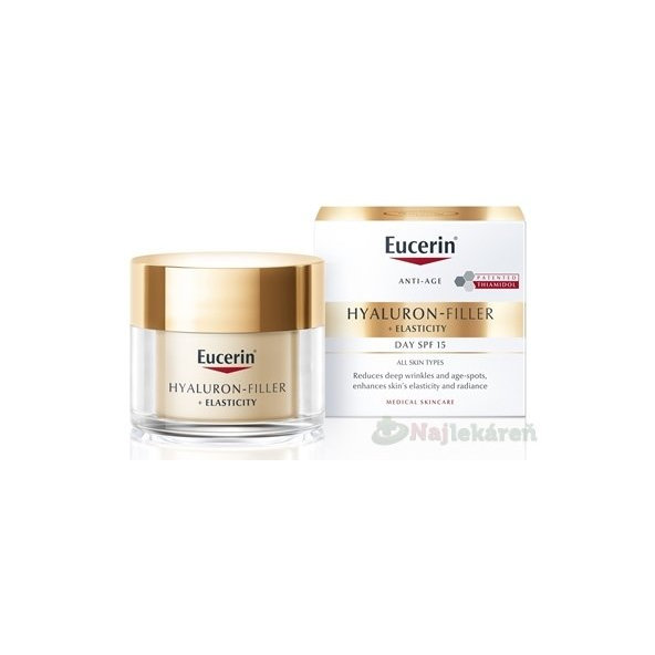 EUCERIN Hyaluron-Filler + Elasticity denní krém SPF 15 50 ml