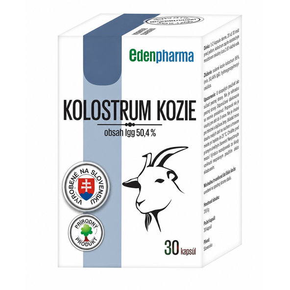 EDENPharma Kozí kolostrum 30 kapslí