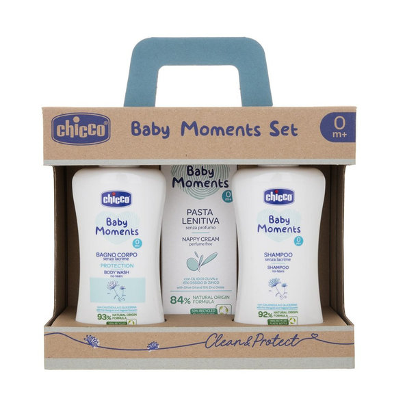 Chicco dárkový kosmetický set Baby Moments 0 m+