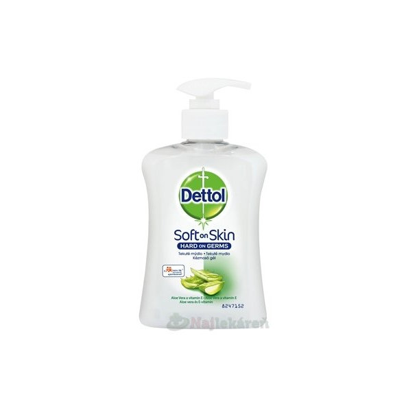 Dettol tekuté mýdlo Aloe vera a vitamin E 250 ml