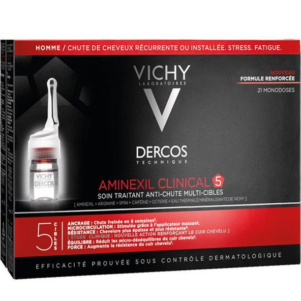 VICHY Dercos Aminexil Clinical 5 muži 21×6 ml