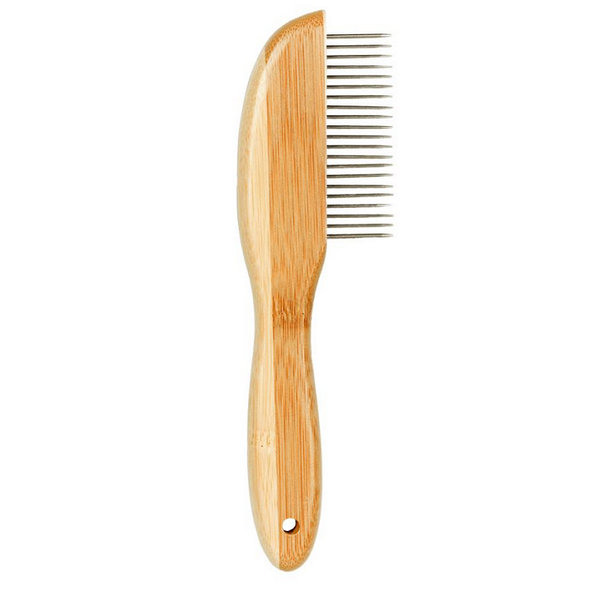 Duvo+ Hřeben vyčesávací 21 zubů bambus 21 cm
