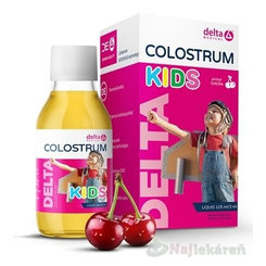 DELTA COLOSTRUM Kids čerešňa sirup 125 ml