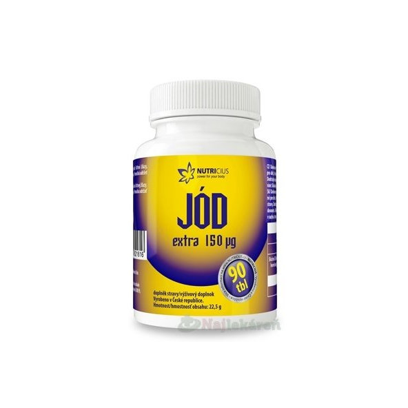 Nutricius Jod Extra 150 mcg 90 tabliet