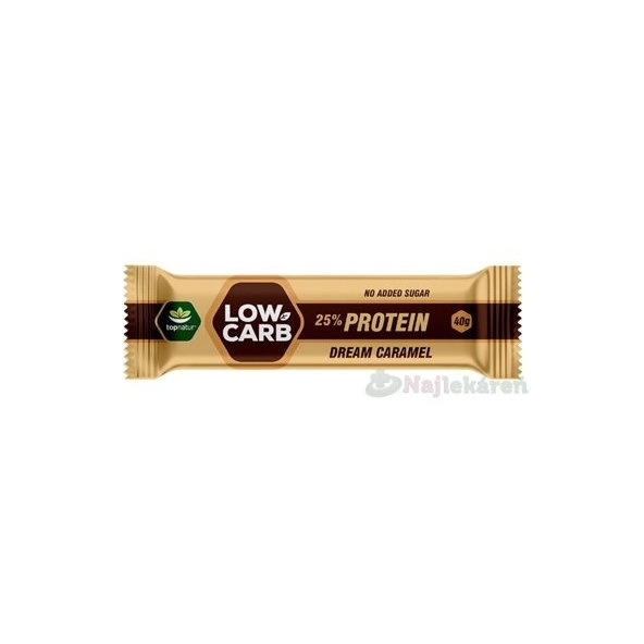Topnatur Low Carb protein tyčinka karamel 40 g
