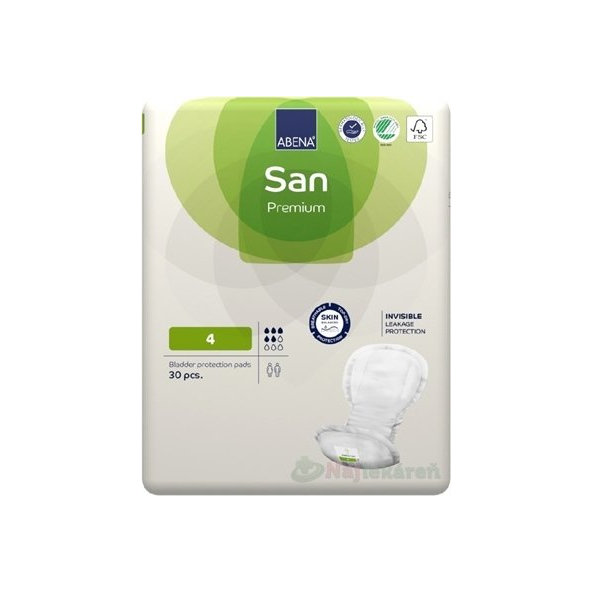 Abena San Premium 4 vložné pleny 30 ks