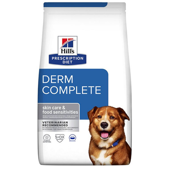 Hill's PD Canine Derm Complete granule pro psy 1,5 kg