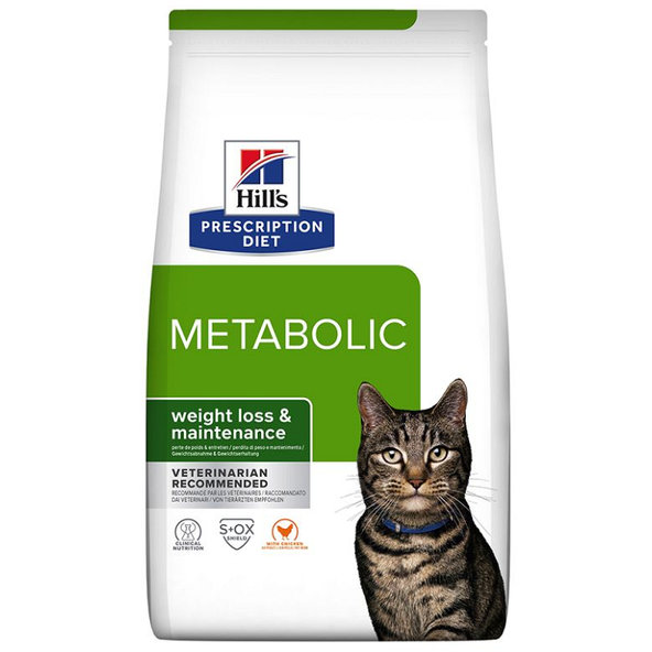 Hill's PD Feline Metabolic Dry granule pro kočky 1,5 kg
