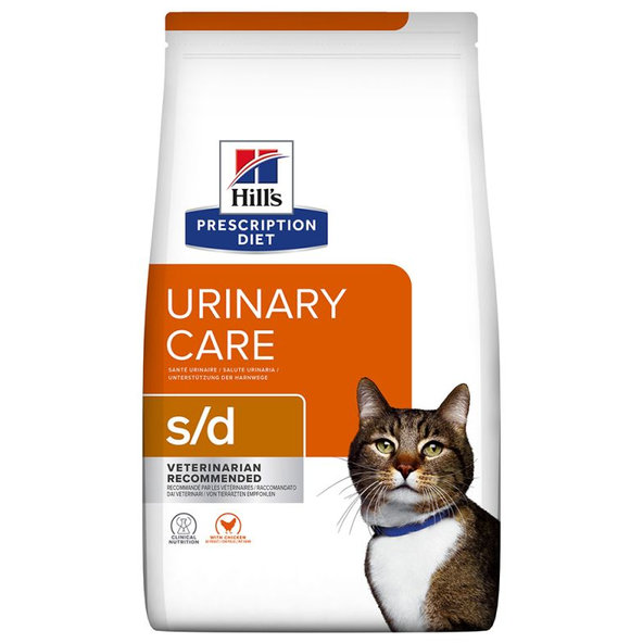 Hill's PD Feline s/d Dry granule pro kočky 3 kg