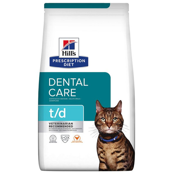 Hill's PD Feline t/d Dry granule pro kočky 1,5 kg