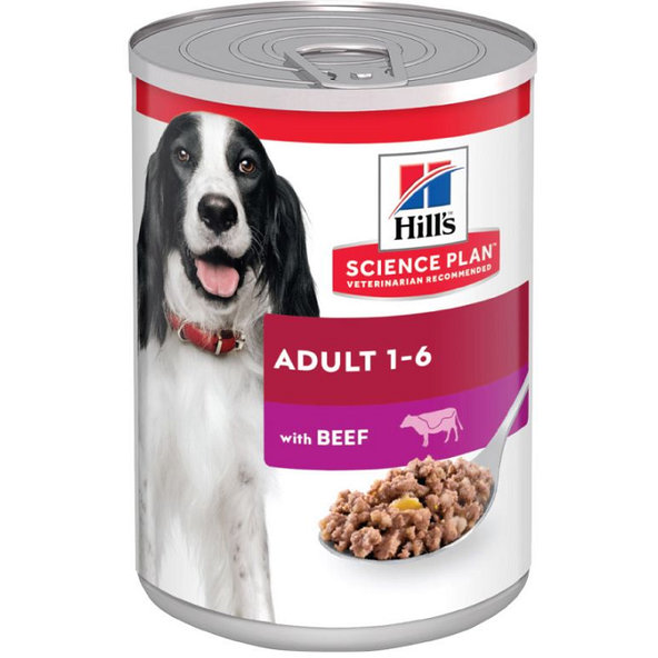 Hill's SP Canine Adult Beef konzerva pro psy 370 g