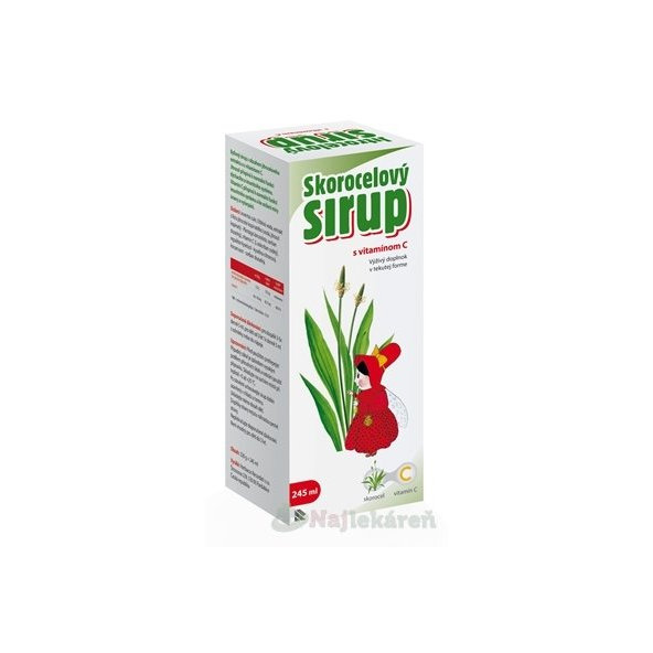 Herbacos skorocelový sirup + vitamín C 325 ml