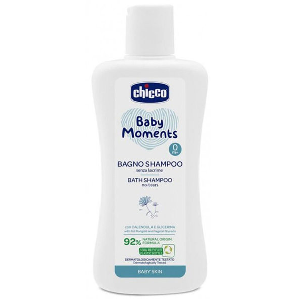Chicco šampon na vlasy a tělo Baby Moments 200 ml