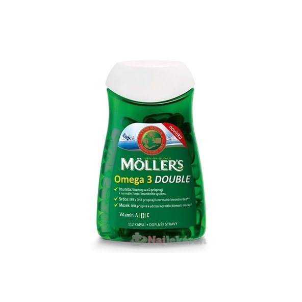 Möller’s Omega-3 Daily Health 112 kapslí
