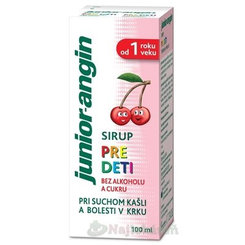 Junior-angin sirup pro děti proti suchému kašli 100 ml