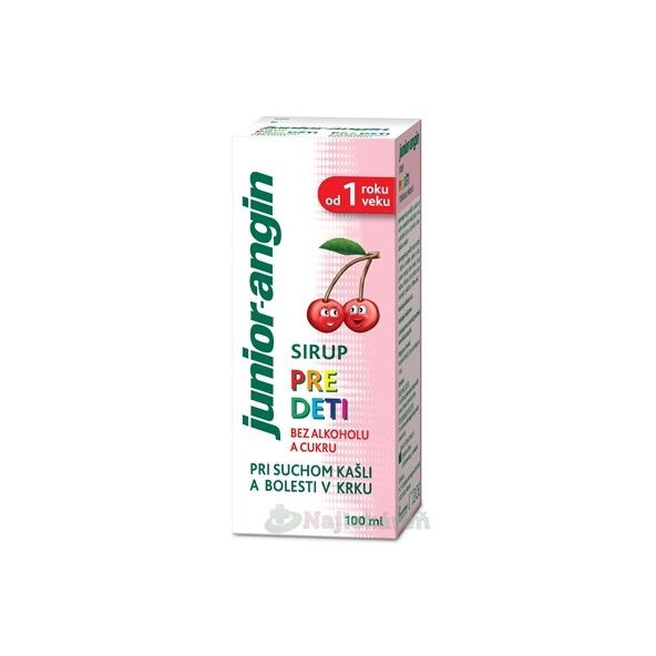 Junior-angin sirup pro děti proti suchému kašli 100 ml